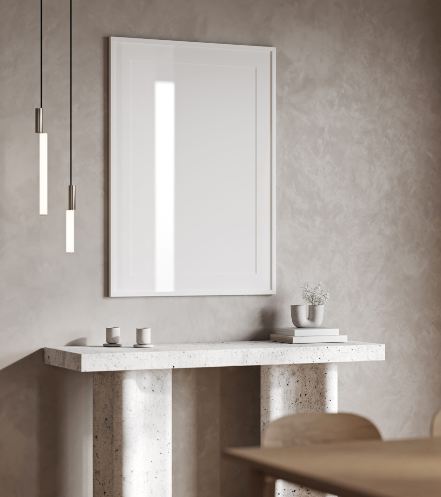 Installed mirror